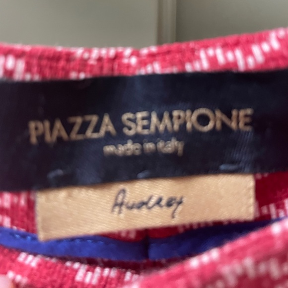 Piazza Sempione red ankle pants. Size 48 =12 - Picture 3 of 3